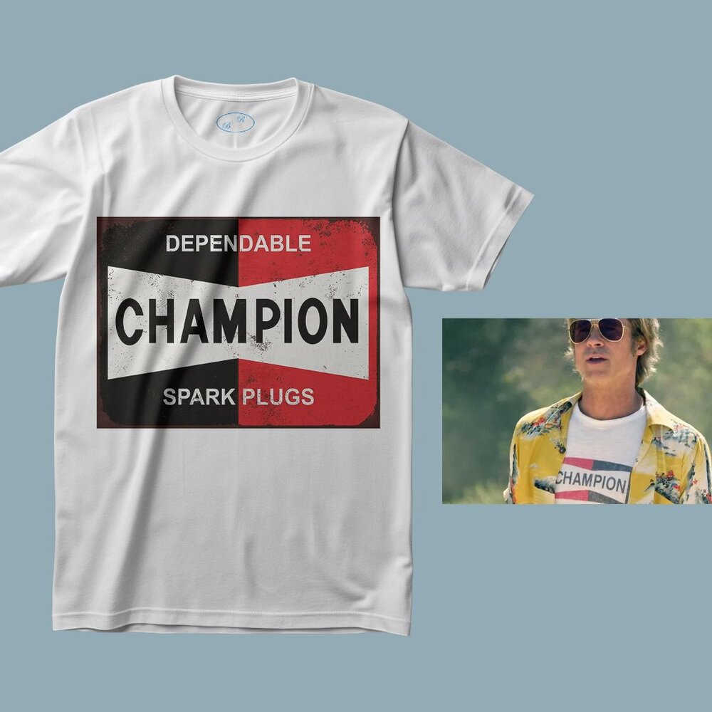 CHAMPION SPARK PLUGS GRAPHIC "T"